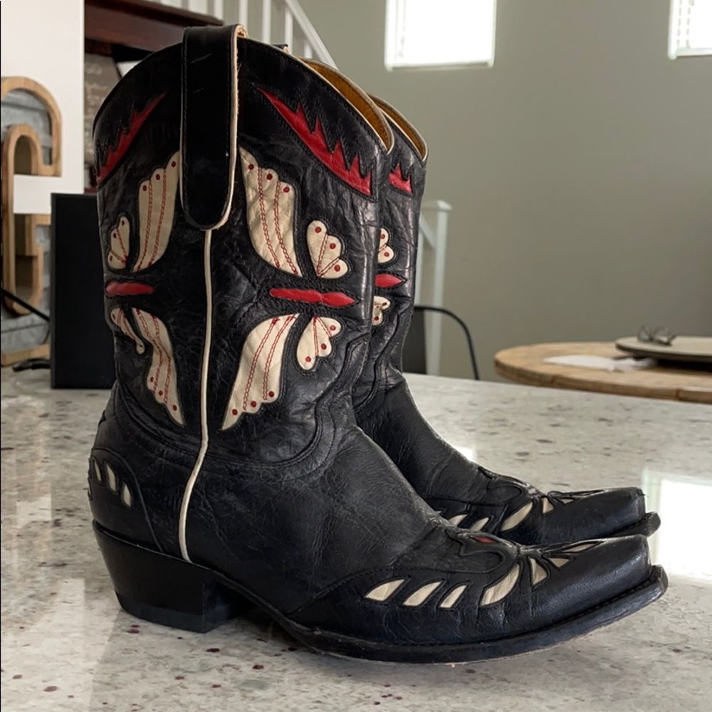 Old Gringo  butterfly inlay boots